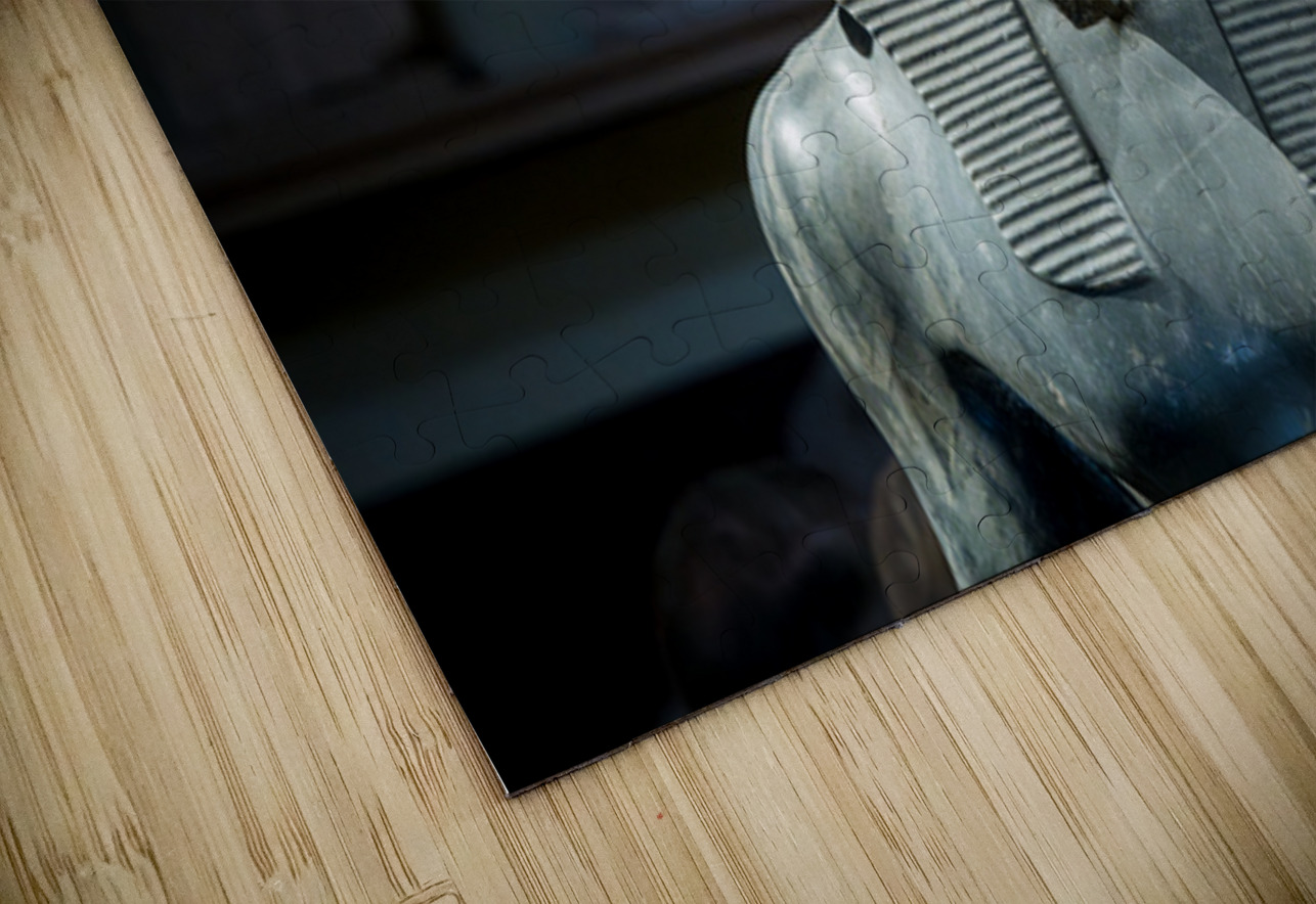 Head of the famous Khafre statue carved from  anorthosite gneiss Steve Heap Puzzle