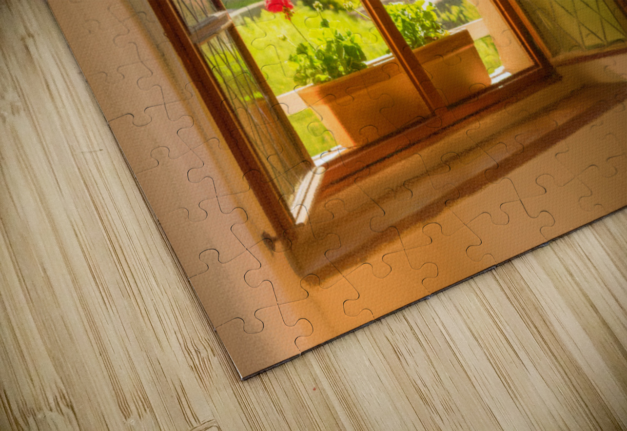 Window and seat in old castle in Slovenia Steve Heap Puzzle