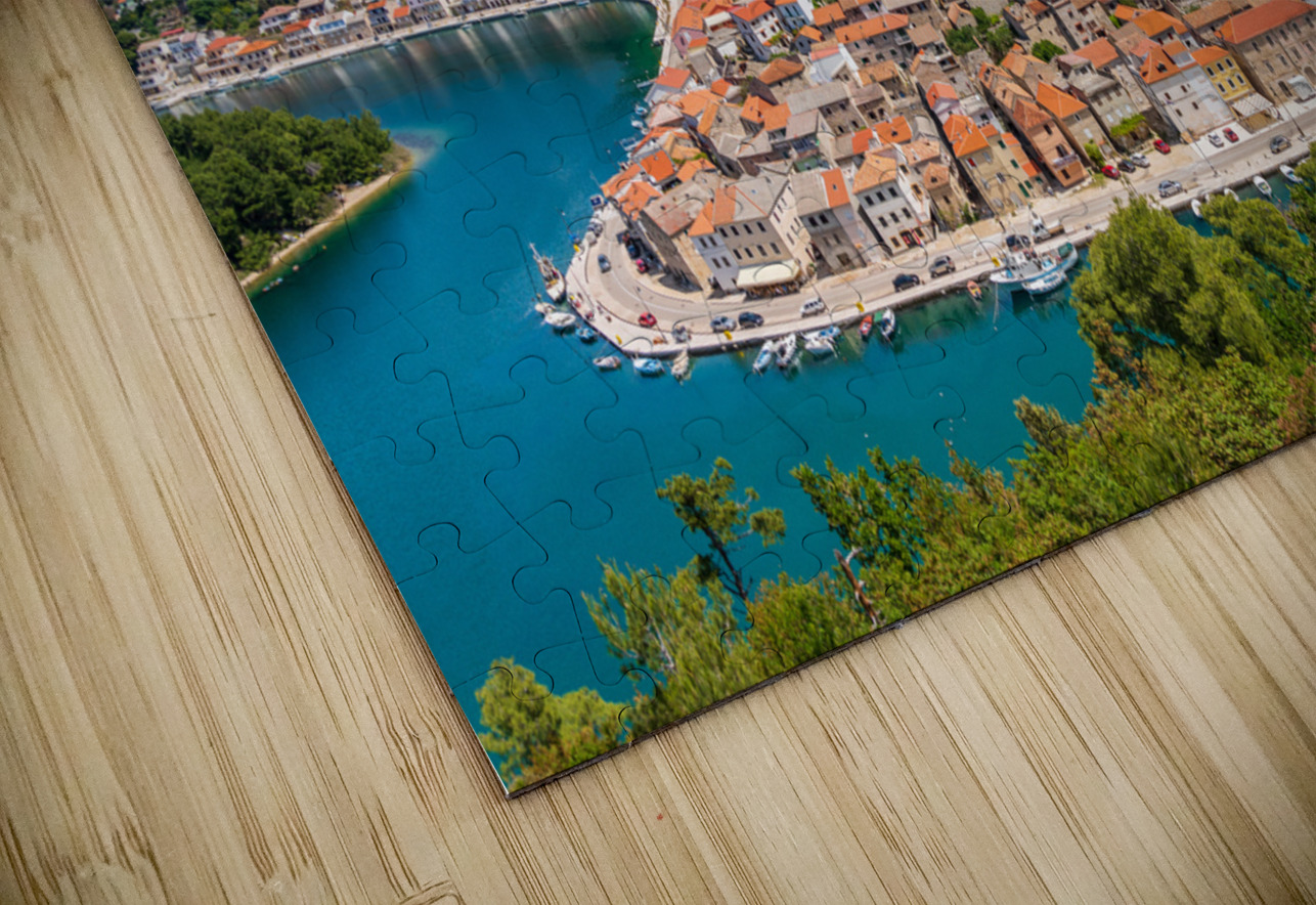 Picturesque small riverside town of Novigrad in Croatia Steve Heap Puzzle