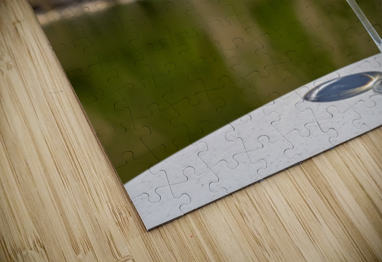 Glass of white wine by Douro river in Portugal Steve Heap Puzzle