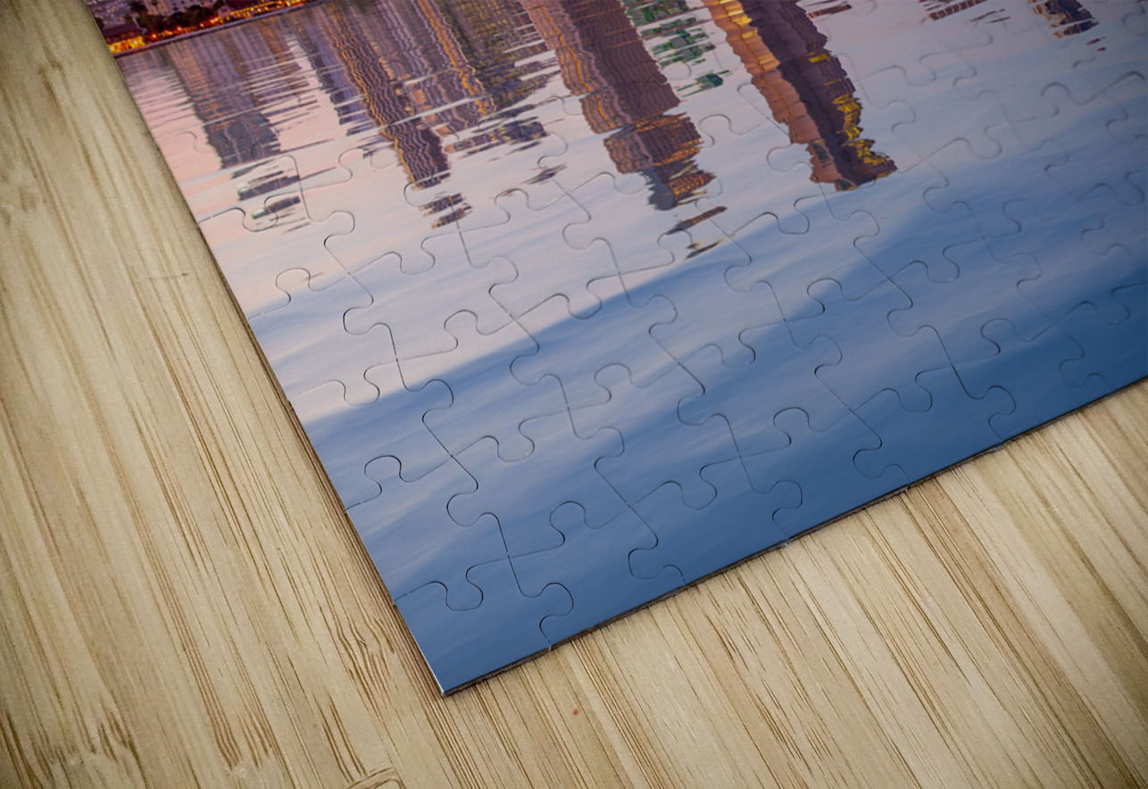 San Diego Skyline at sunset from Coronado Steve Heap Puzzle