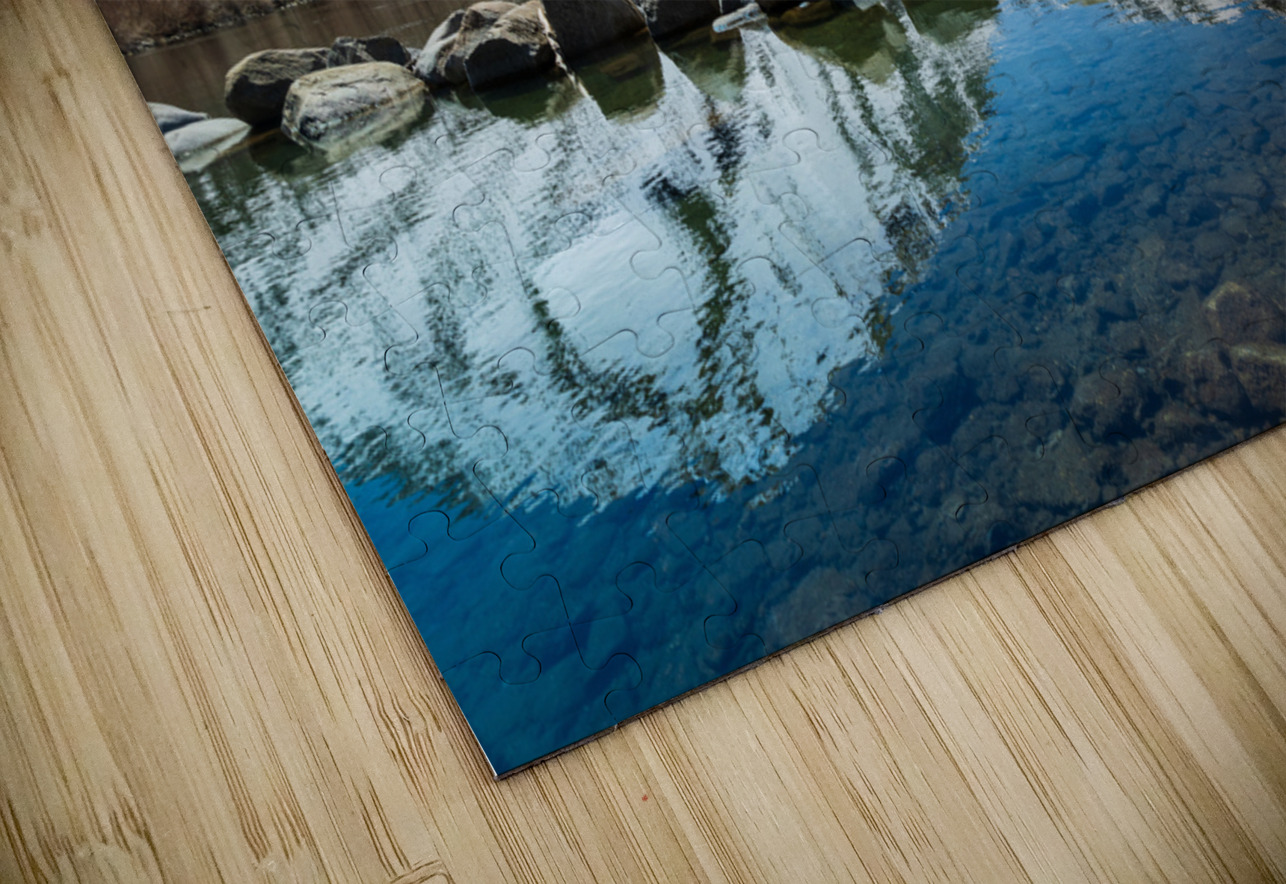 Reflections in Convict Lake in Sierra Nevadas Steve Heap Puzzle