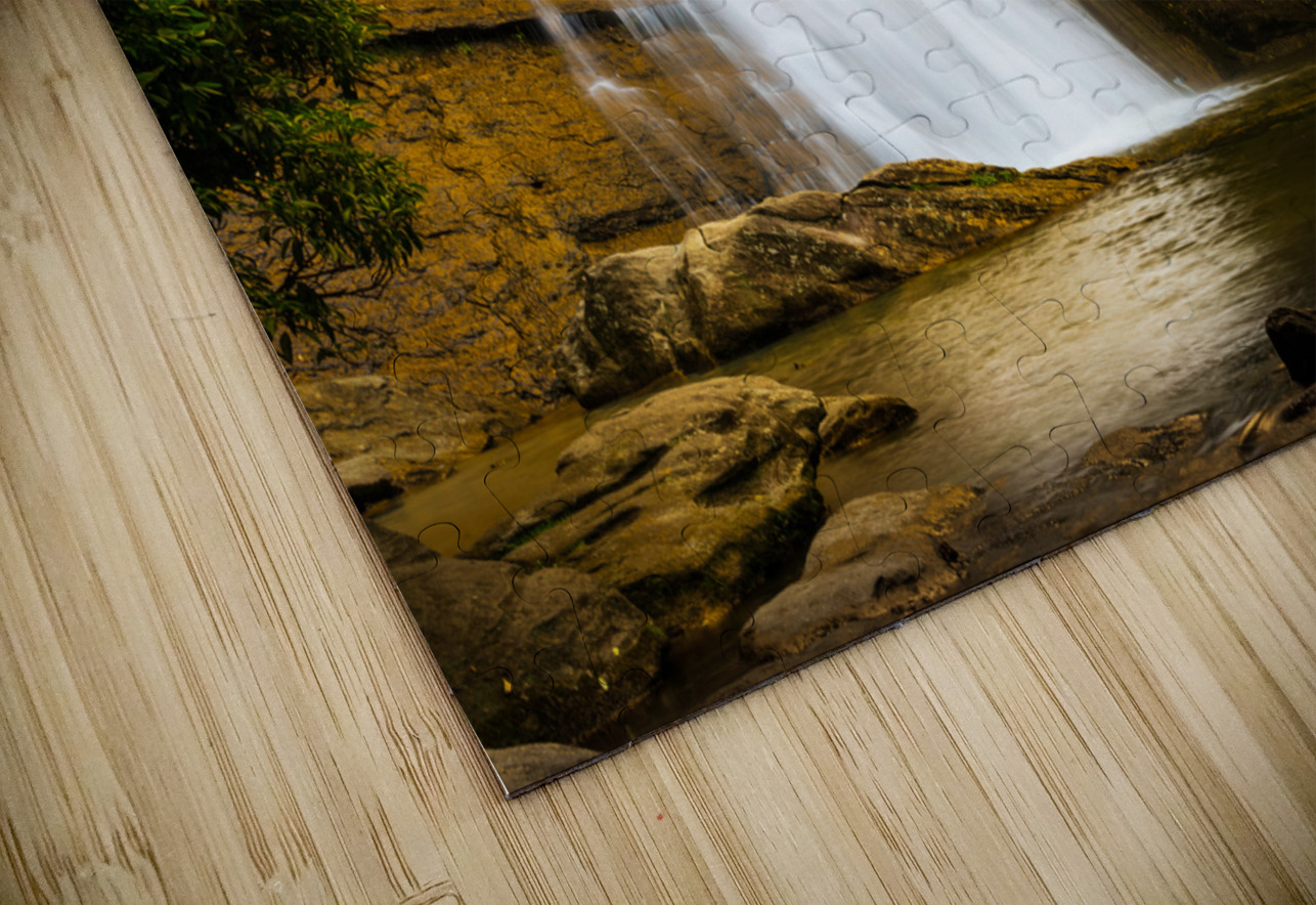 Silver Run falls waterfall near Cashiers NC Steve Heap Puzzle