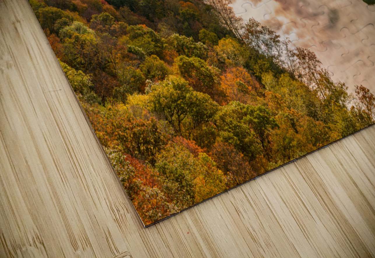 New River from Hawks Nest Overlook Steve Heap Puzzle