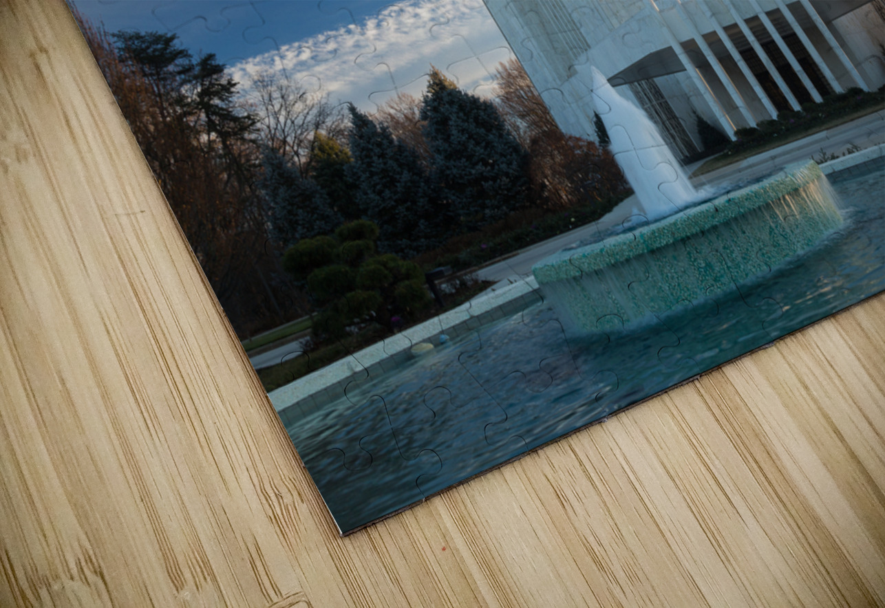 Mormon temple in Washington DC in late winter Steve Heap Puzzle