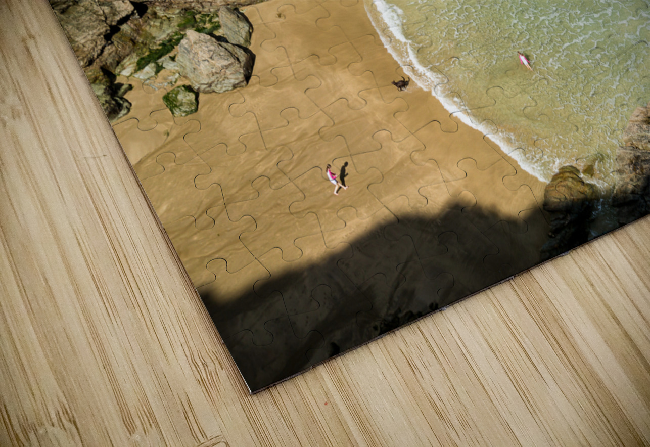 Children playing on beach near Tintagel in Cornwall Steve Heap Puzzle