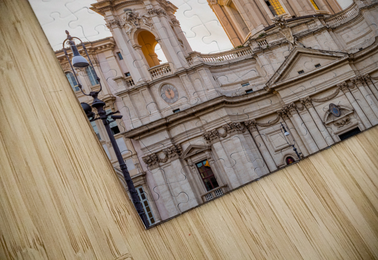 Dusk in famous Piazza Navona Steve Heap Puzzle