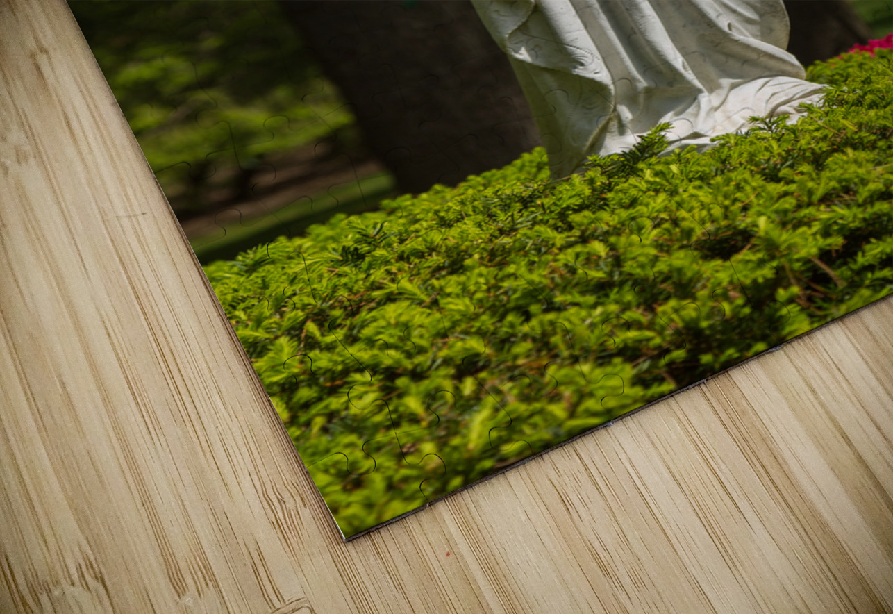 Statue Jesus at Cabrini College Pennsylvania Steve Heap Puzzle