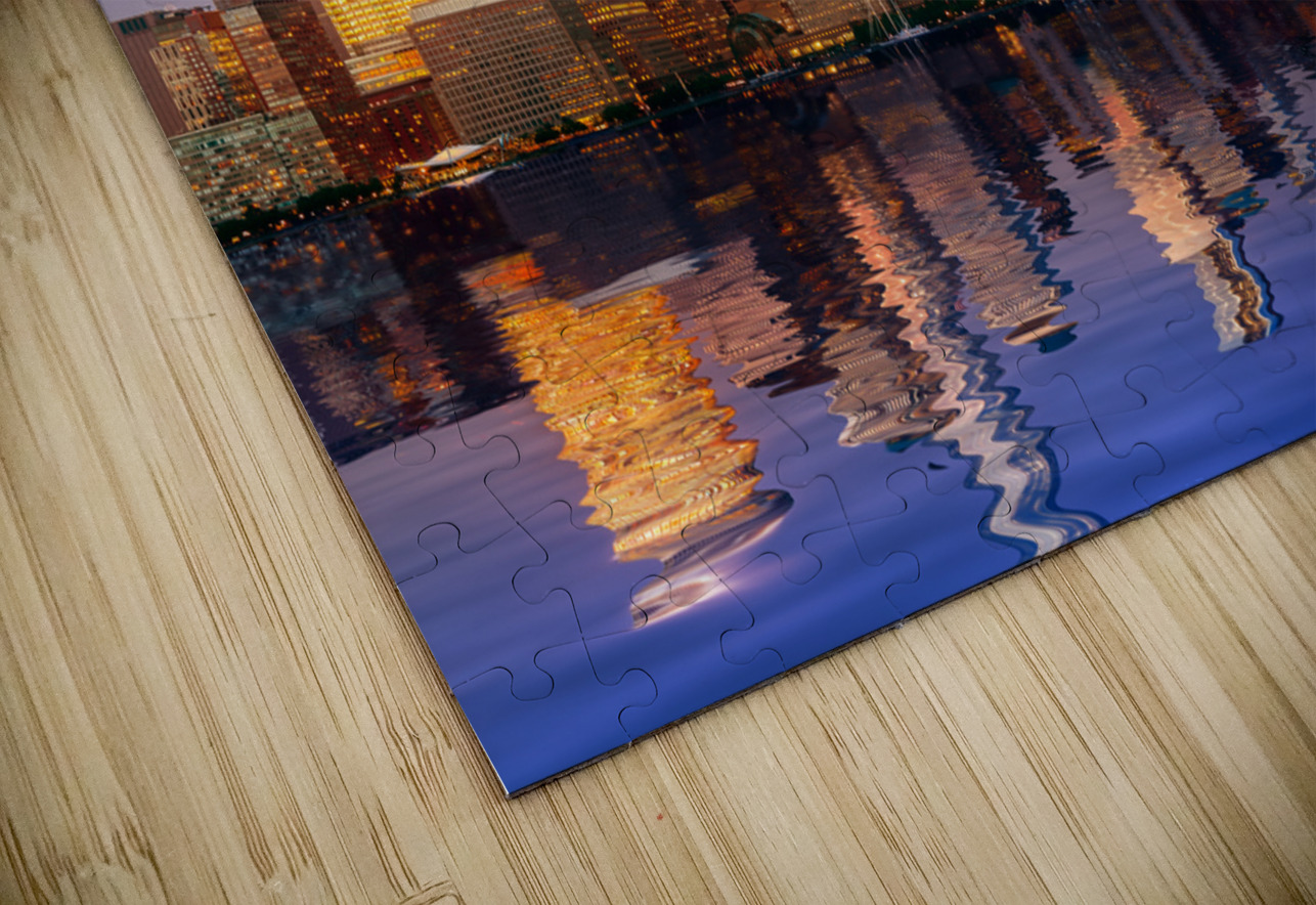 Skyline of Lower Manhattan at night Steve Heap Puzzle
