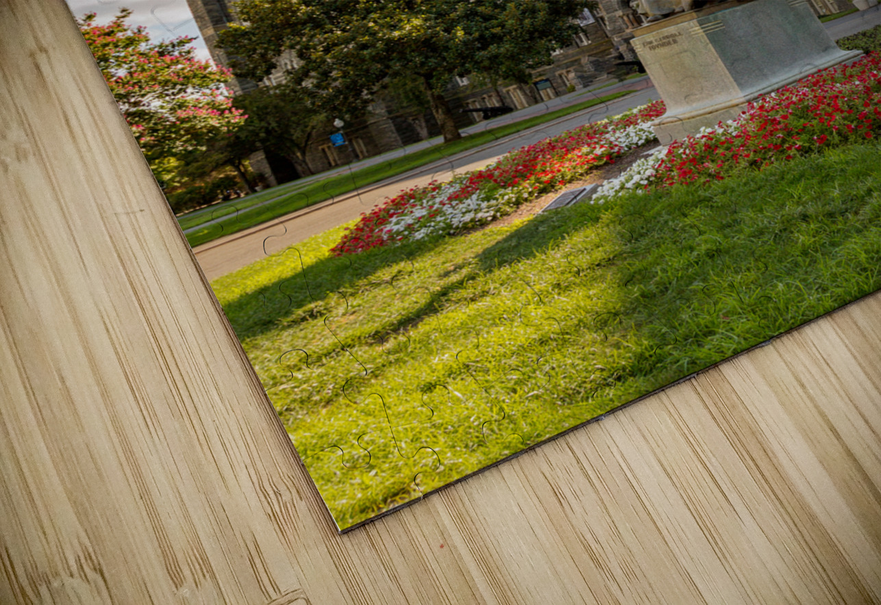 John Carroll Statue Healy Hall Georgetown University Steve Heap Puzzle