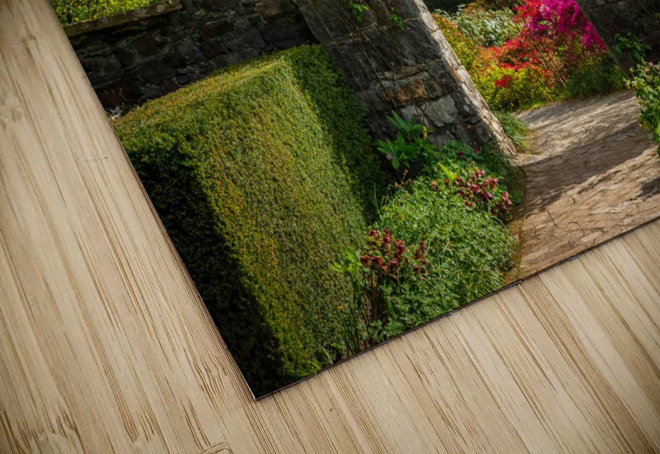 Archway frames Azaleas and Rhododendron trees in spring Steve Heap Puzzle