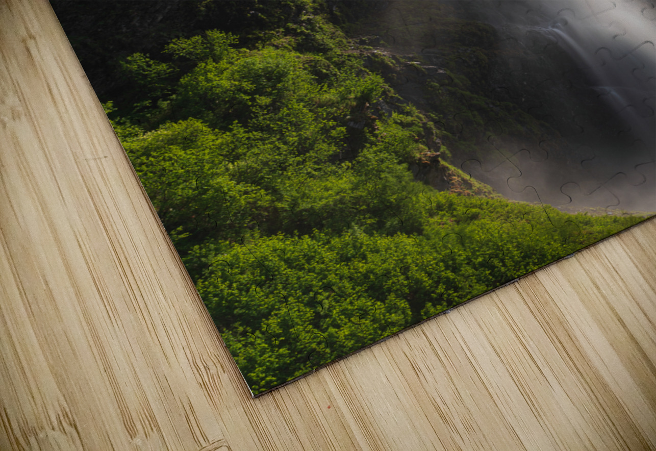 Dramatic waterfall of Bridal Veil Falls in Keystone Canyon Steve Heap Puzzle