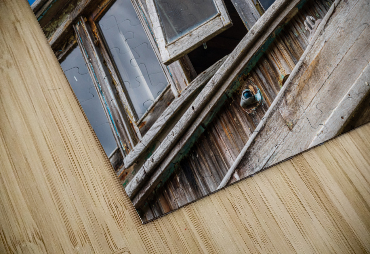Detail of abandoned fishing boat at Icy Strait Point Steve Heap Puzzle