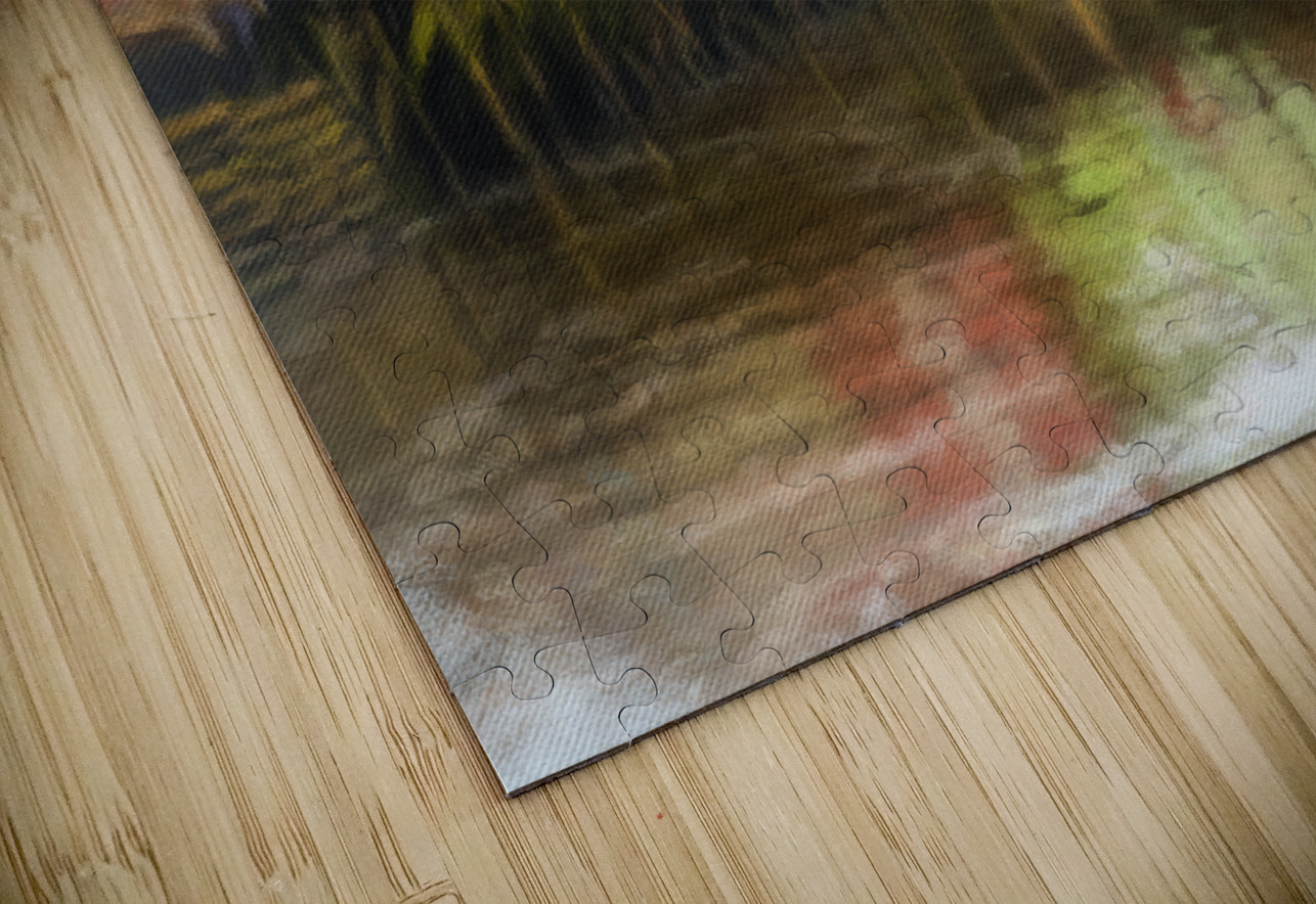 Painting of Creek Street wharf in Ketchikan Alaska Steve Heap Puzzle