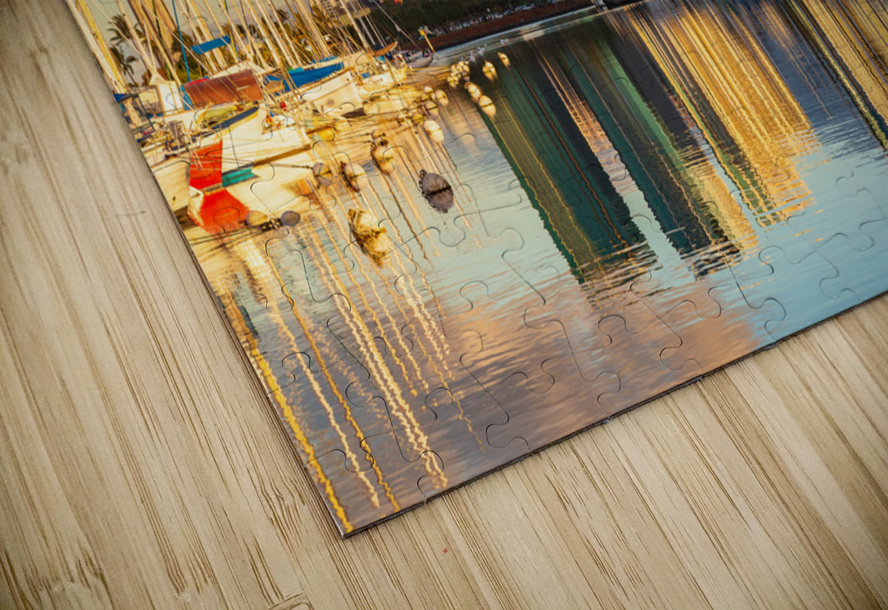 Harbor at Ala Moana Oahu Hawaii Steve Heap Puzzle