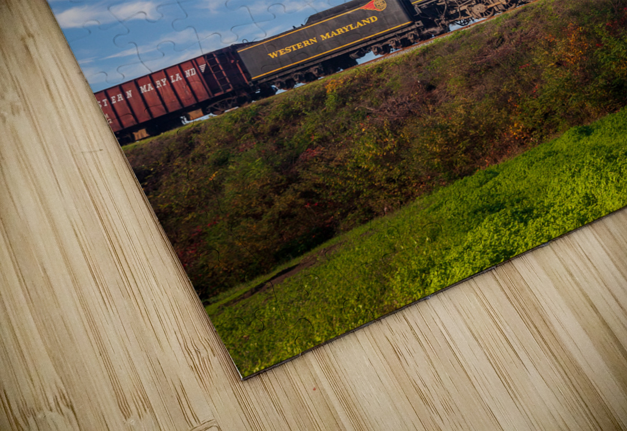 WMRR Steam train powers along railway Steve Heap Puzzle