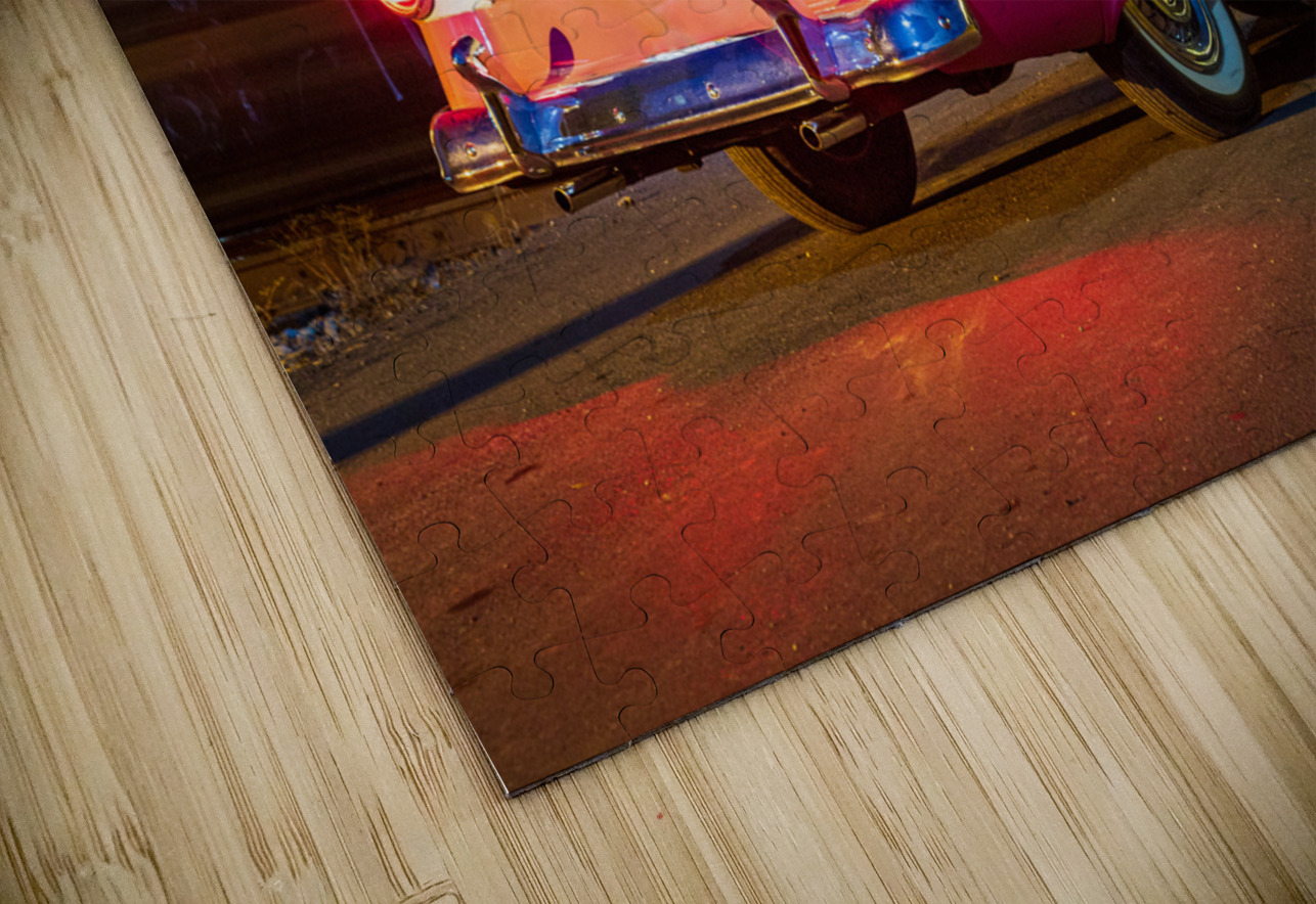 Vintage car at railroad crossing Steve Heap Puzzle