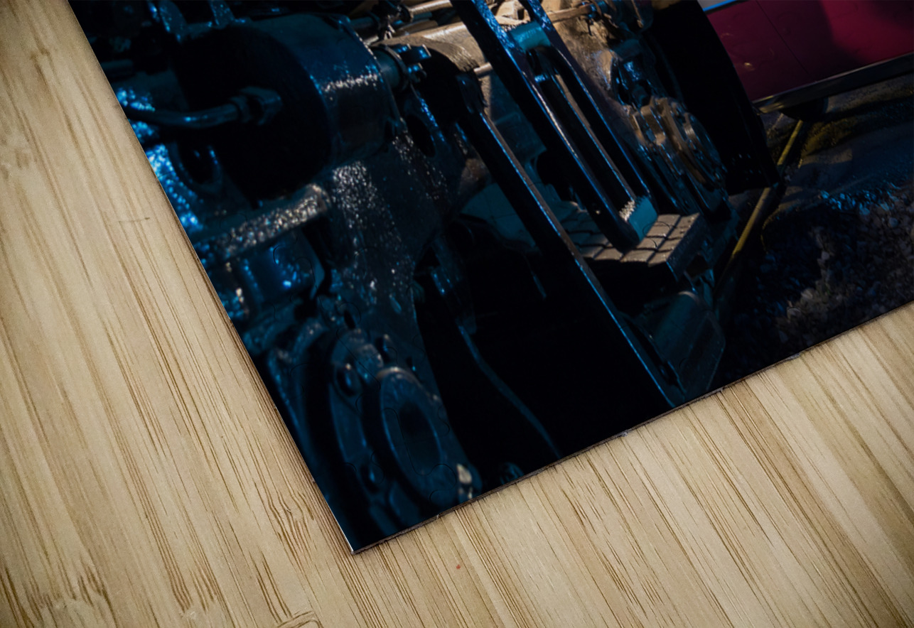 Vintage car racing at railroad crossing Steve Heap Puzzle