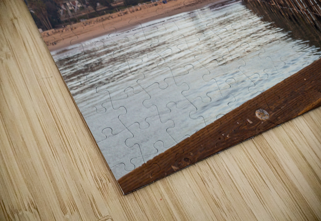 Sunset at dusk Ventura pier California Steve Heap Puzzle