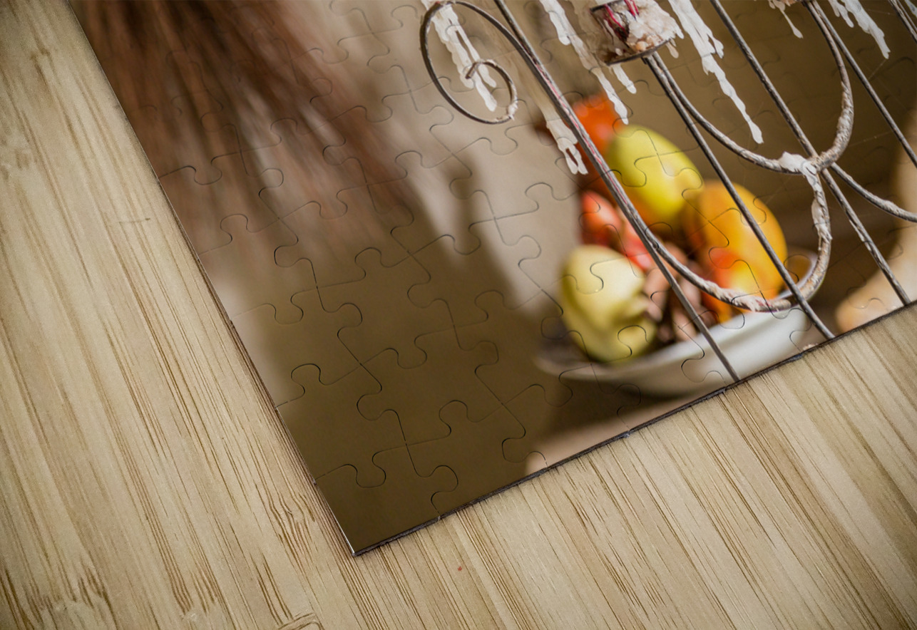 Candles in traditional kitchen in mission in California Steve Heap Puzzle