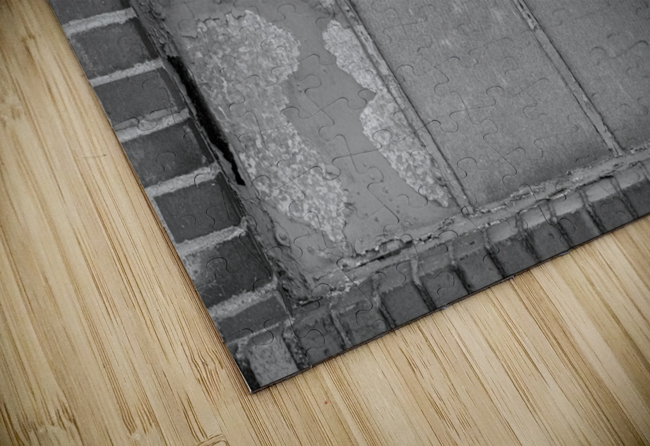 Old rusty window in warehouse in black and white Steve Heap Puzzle