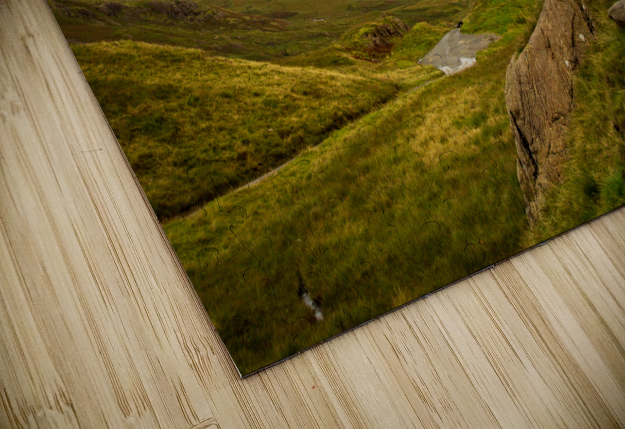View through moorland valley from HardKnott Pass Steve Heap Puzzle