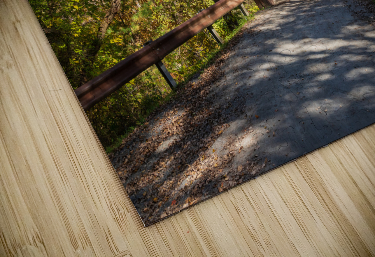 Slaughter House covered bridge in Northfield Falls Steve Heap Puzzle