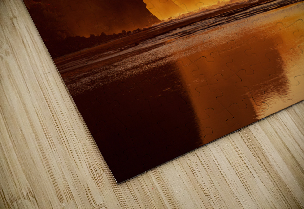 Misty sunset on Na Pali coastline Steve Heap Puzzle