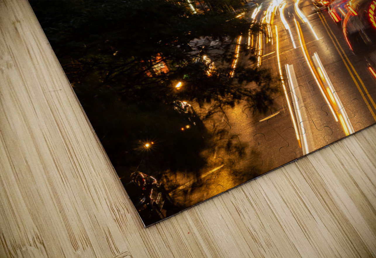 Traffic streams on 42nd street in NY after sunset Steve Heap Puzzle