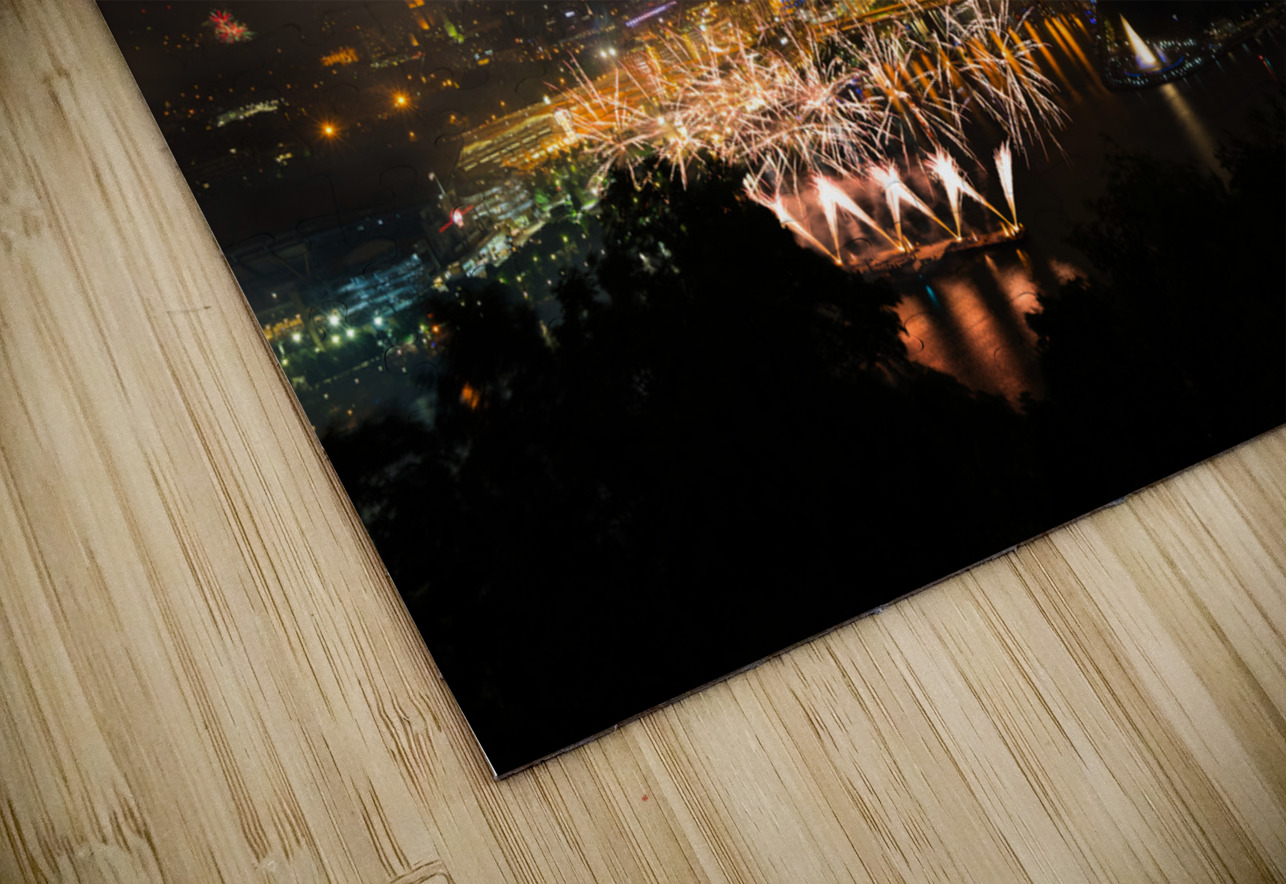 Fireworks over Pittsburgh for Independence Day Steve Heap Puzzle