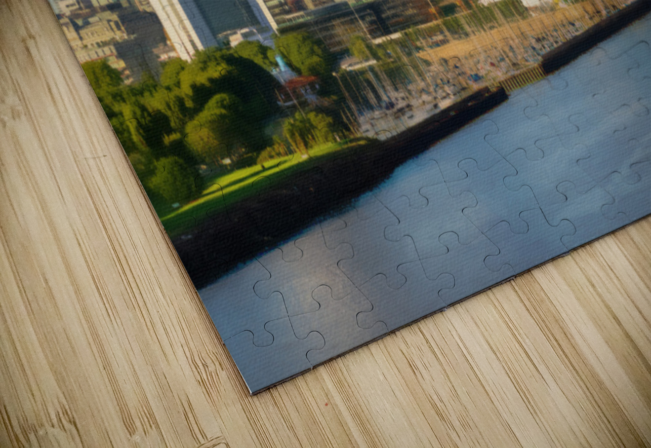 Colored pencil sketch of the city of Buenos Aires in Argentina Steve Heap Puzzle