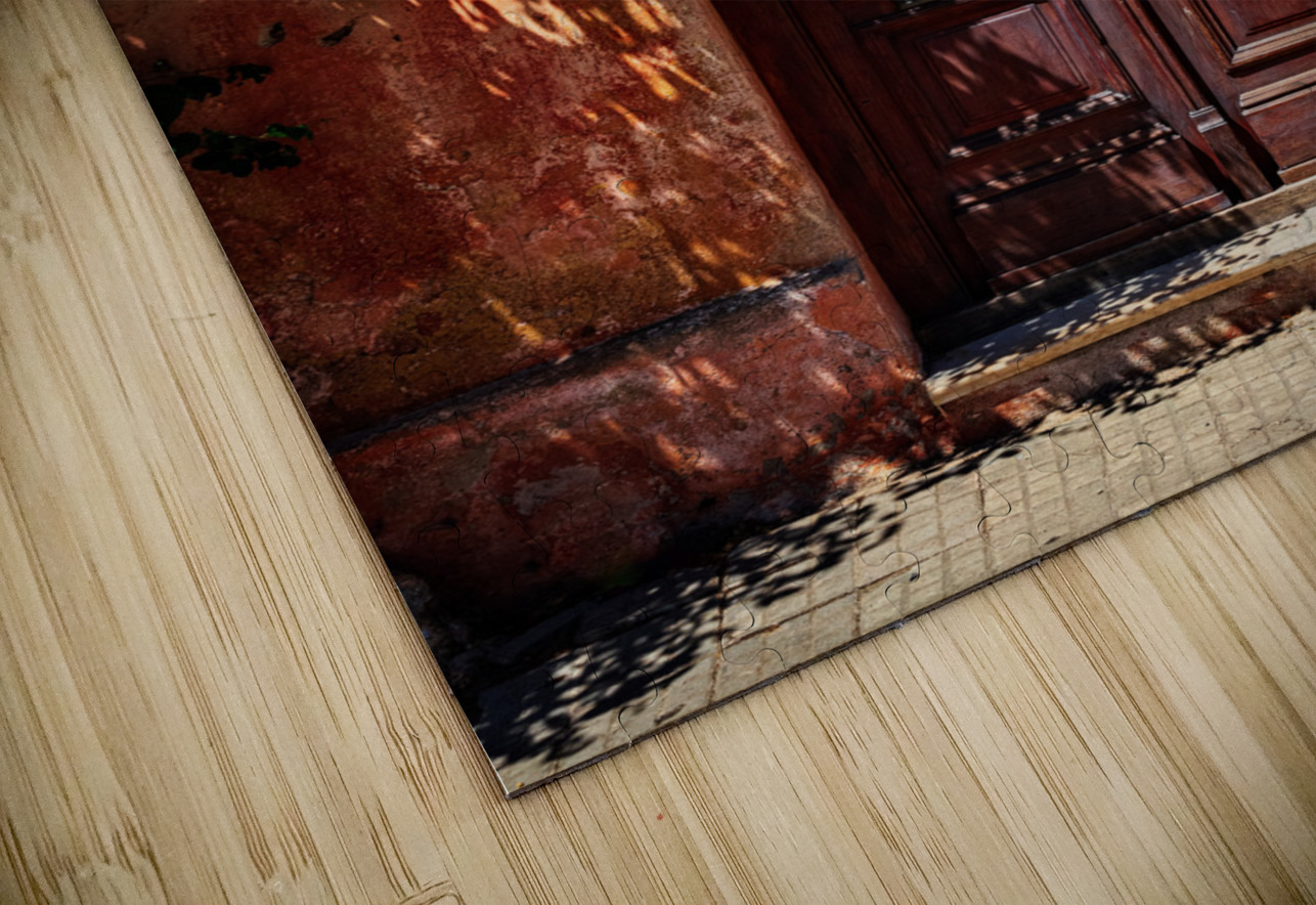 Wooden door in historical town of Colonia del Sacramento Steve Heap Puzzle