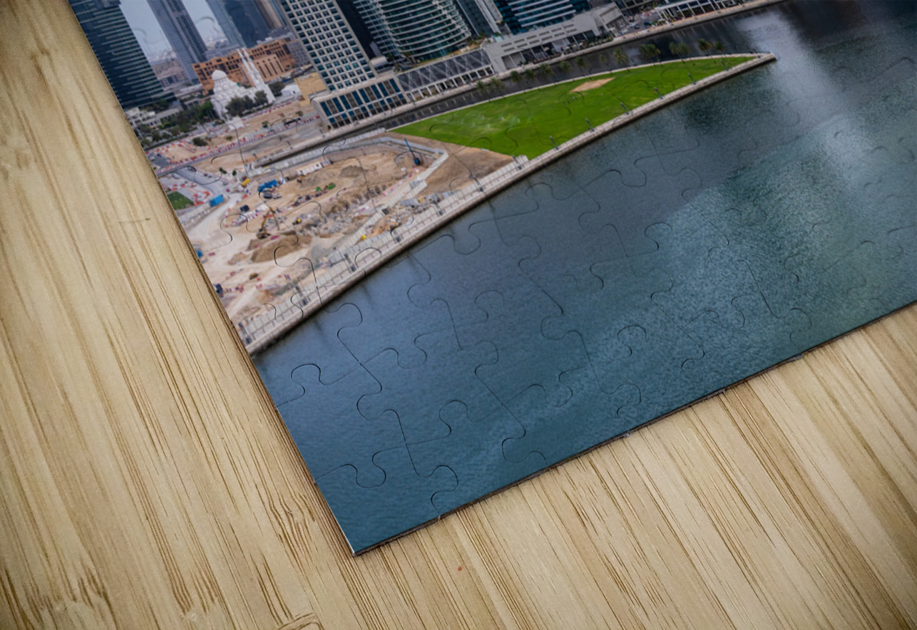 Offices and apartments of Dubai Business Bay with Downtown distr Steve Heap Puzzle