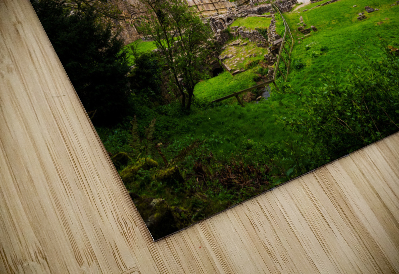 Springtime at Fountains Abbey ruins in Yorkshire England Steve Heap Puzzle