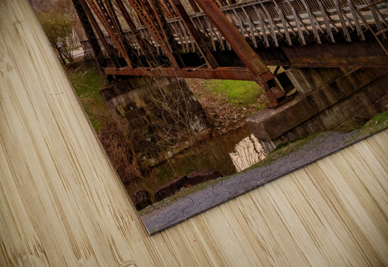 Sunset behind cherry blossoms in Morgantown WV Steve Heap Puzzle