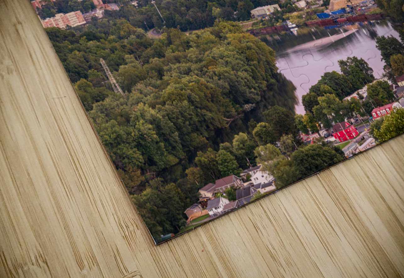 Sunset lights the sky above Morgantown in West Virginia Steve Heap Puzzle