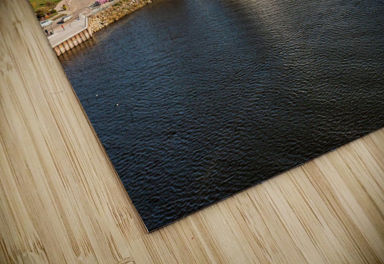 Viking Mississippi docked La Crosse Wisconsin on the Mississippi River Steve Heap Puzzle