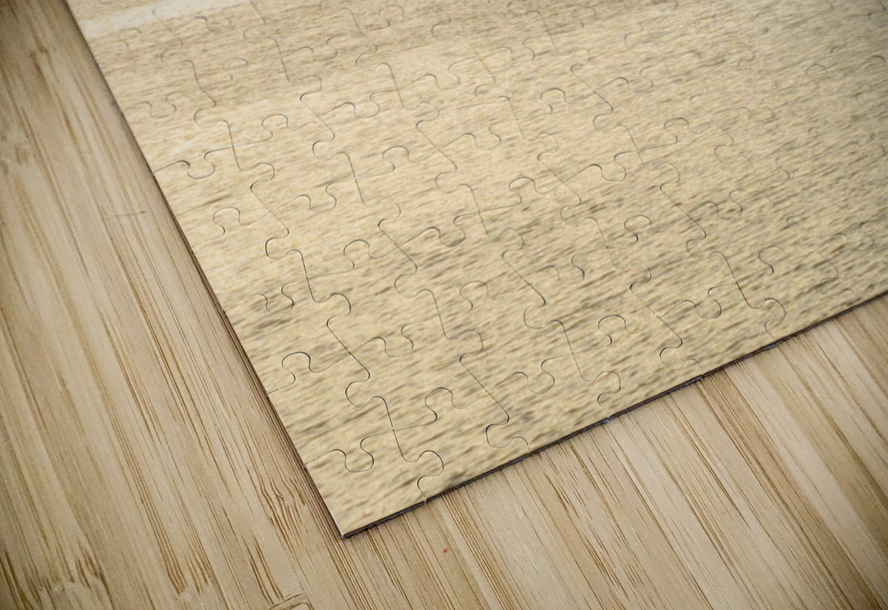 Fisherman fishing in Mississippi river on misty autumn morning Steve Heap Puzzle