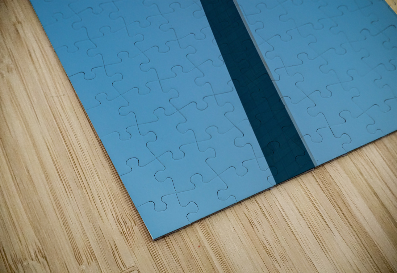 Unusual view of Gateway Arch at sunrise against blue sky Steve Heap Puzzle