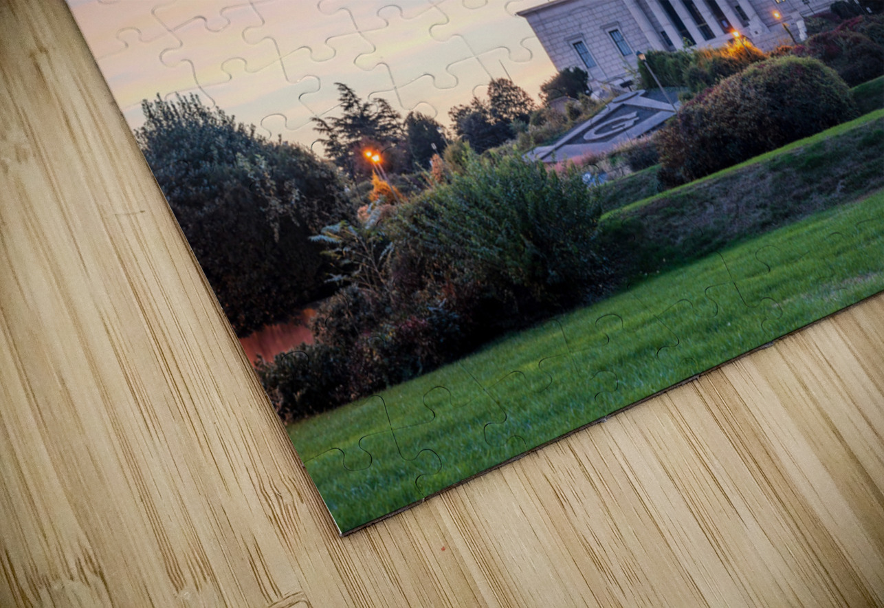 Sunset at the George Washington Masonic National Memorial in Ale Steve Heap Puzzle