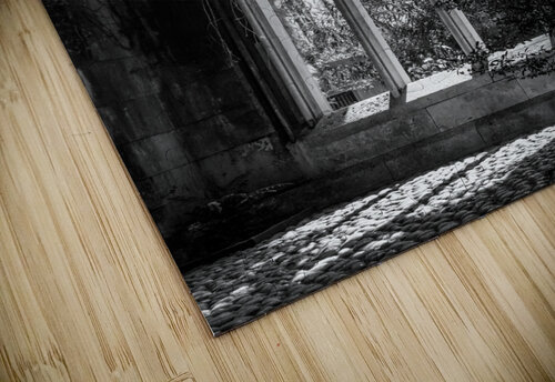 Creeping plants over the empty windows of St Dunstan church Steve Heap puzzle