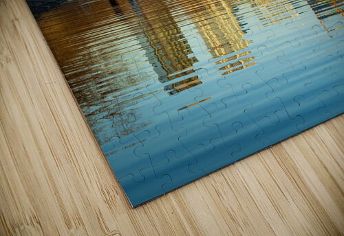 Cityscape of downtown Austin from Barton Springs Pool on New Yea Steve Heap puzzle