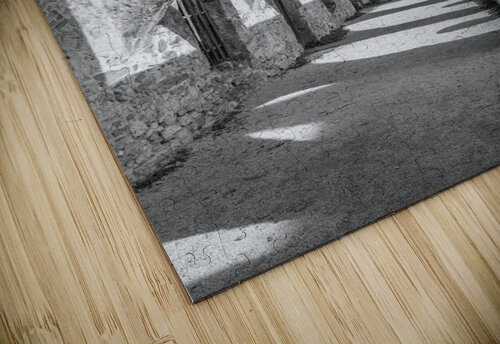 Repeating arches in priest building at Mission San Jose Texas Steve Heap puzzle