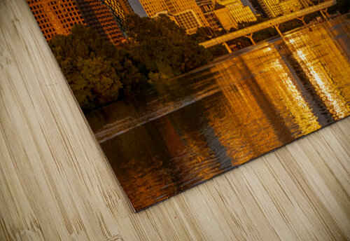 Waterline dominates city skyline of Austin Texas at sunset in 20 Steve Heap puzzle