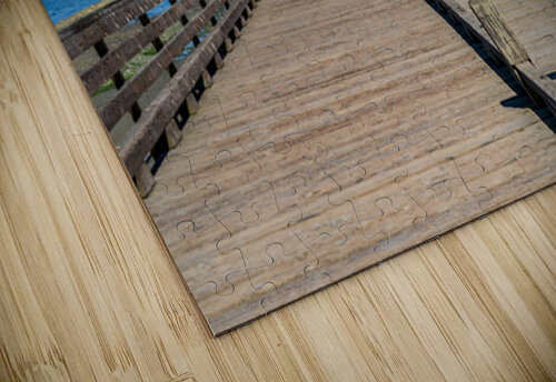 Wooden pier leading to famous red Coupeville wharf on Whidbey Is Steve Heap puzzle