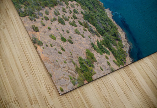 Aerial overview of Anacortes on Fidalgo Island in Washington State Steve Heap puzzle