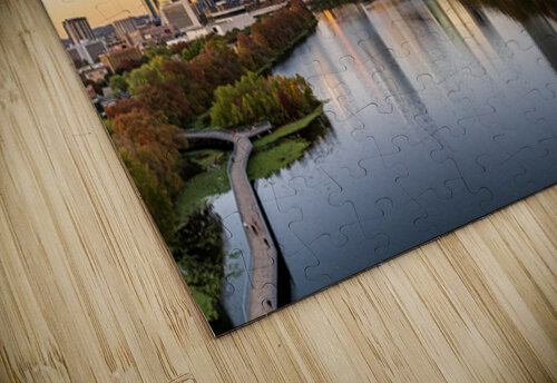 Water level view of downtown Austin Skyline from Lady Bird Lake Steve Heap puzzle