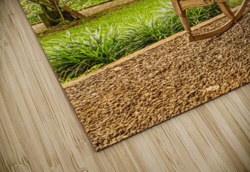 Portrait format of vintage wooden rocking chair on a porch Steve Heap puzzle