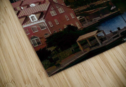 Moody view of city of Alexandria in Virginia at sunset Steve Heap puzzle