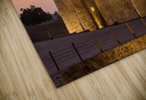 Old Bahrain Fort at Seef at sunset Steve Heap puzzle